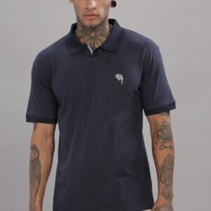 PR35||NAVY|| 100% Cotton T-Shirt