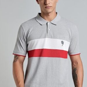 PR41|| GREY MELANGE|| 100% Cotton T-Shirt