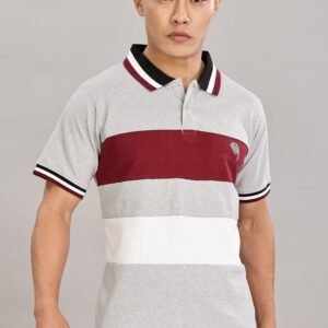 PR40|| GREY MELANGE|| 100% Cotton T-Shirt