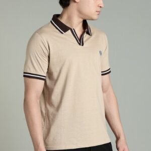 SS006||BEIGE||100% Cotton T-Shirt