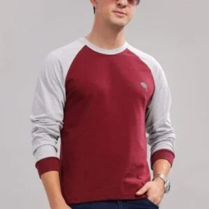 RFS06||MAROON|| Round Neck Half Sleeve