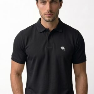 SS008 C||BLACK||100% Cotton T-Shirt