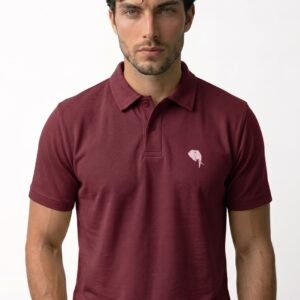 SS008 C||MAROON||100% Cotton T-Shirt